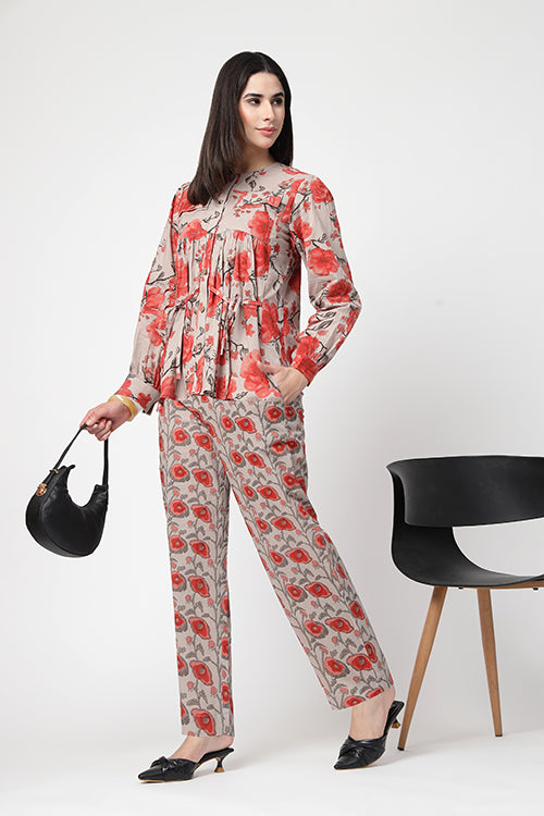The Chinnamon Tie Waist Co-Ord Set