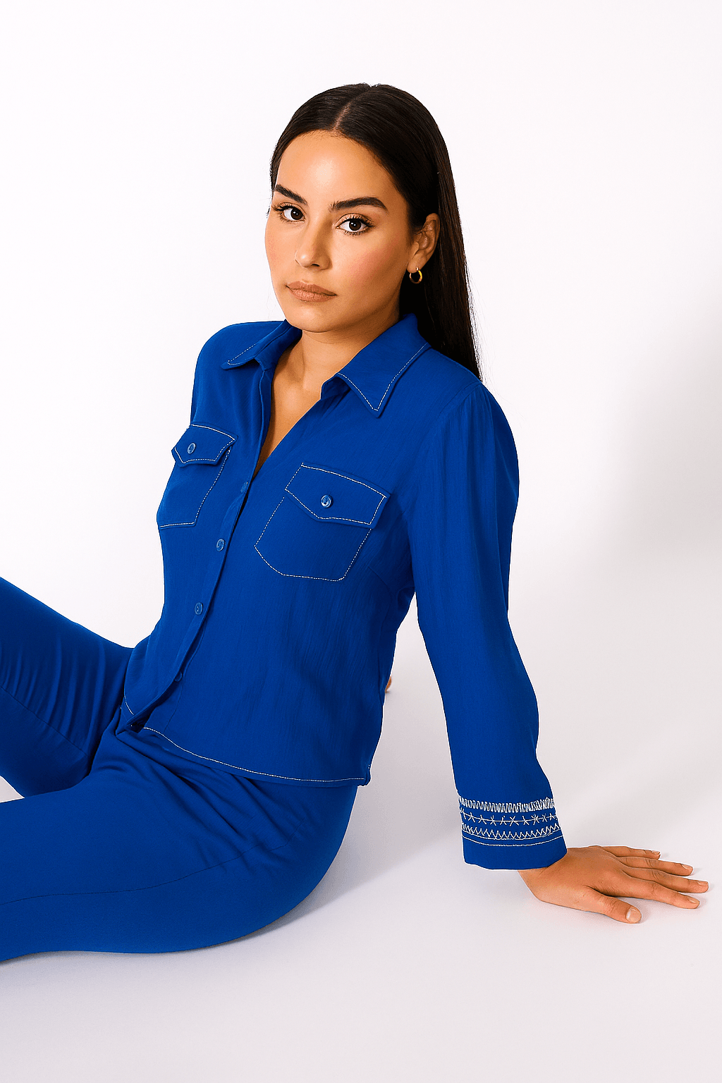 Blue Co-ord Set - Perini