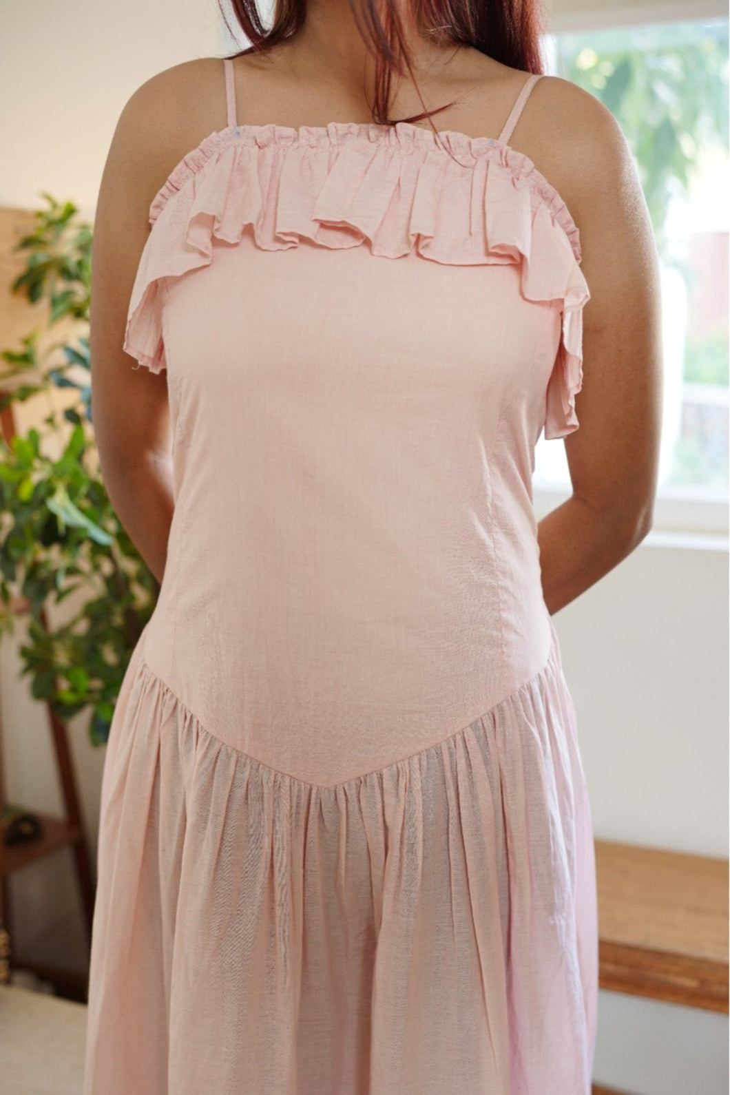 Soft Blush Day Dress