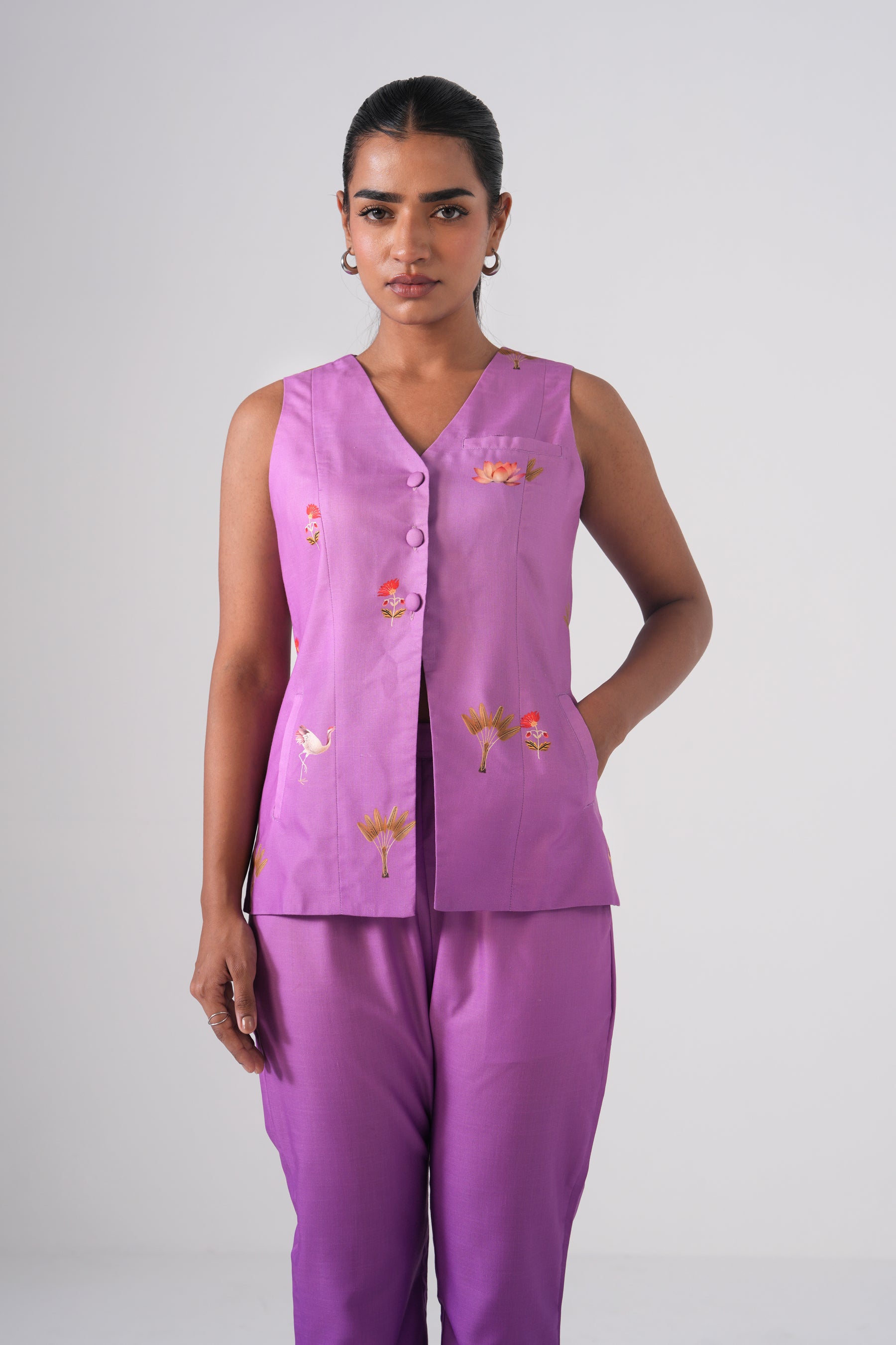 Lotus Bloom Vest Coord