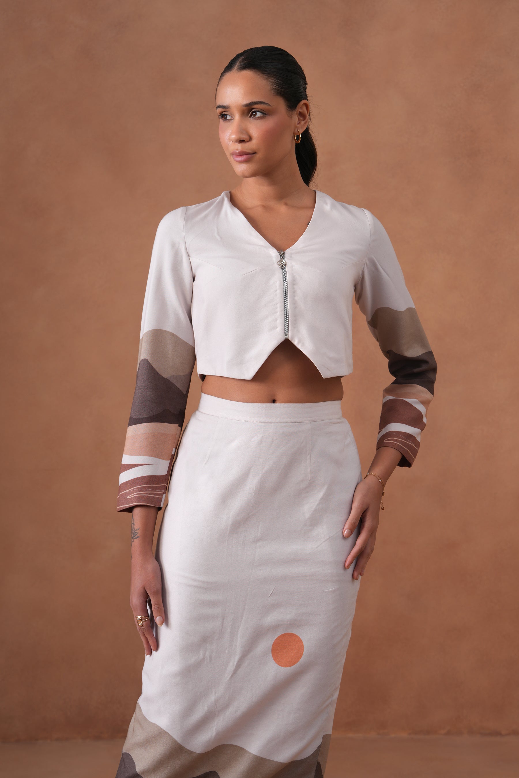 Pebble Muse Skirt Co-ord Set