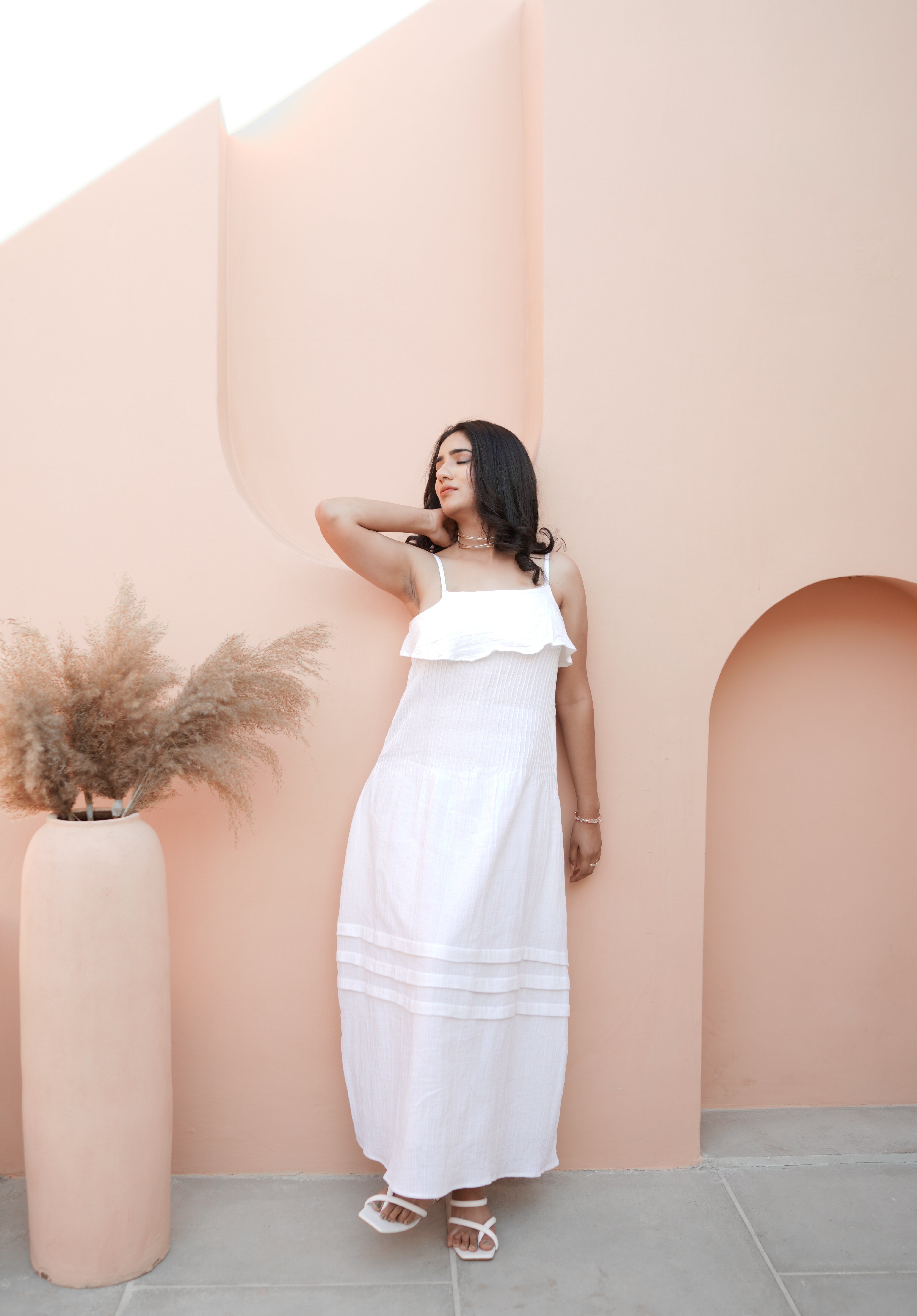 Pin Tuck Breezy Dress