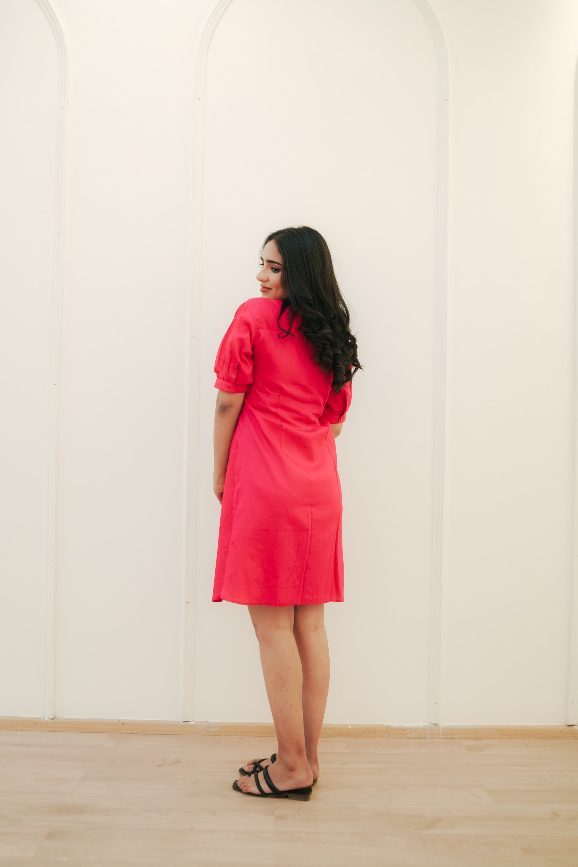 Cherry Shirt Dress