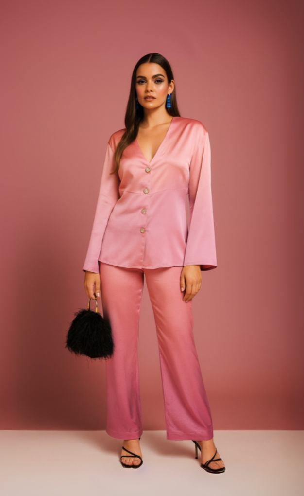 Rosé Ombre Evening Set