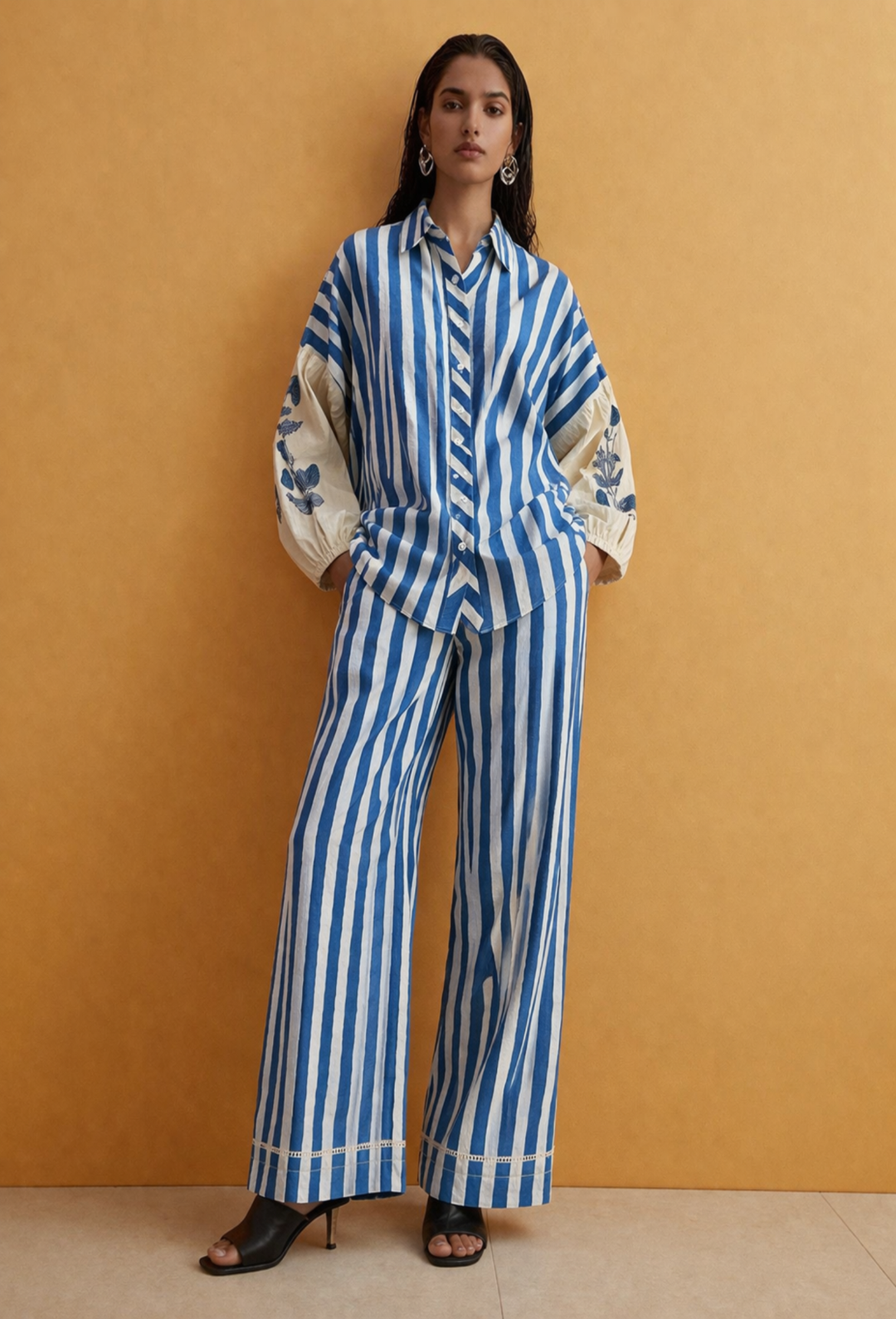 Blue Marshmello Co-ord Set