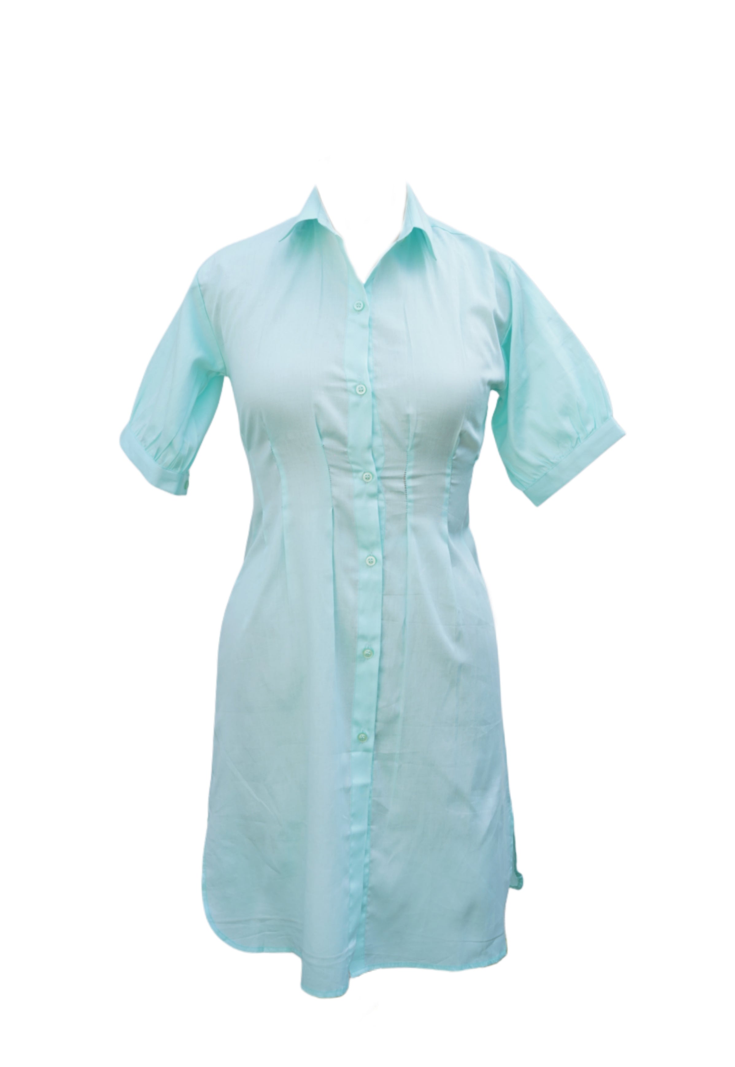 Classic Mint Shirt Dress