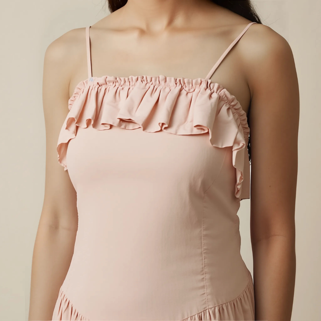 Soft Blush Day Dress