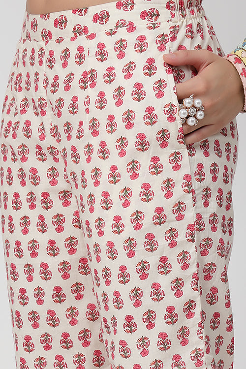 Rose Kulhad Kurta Set