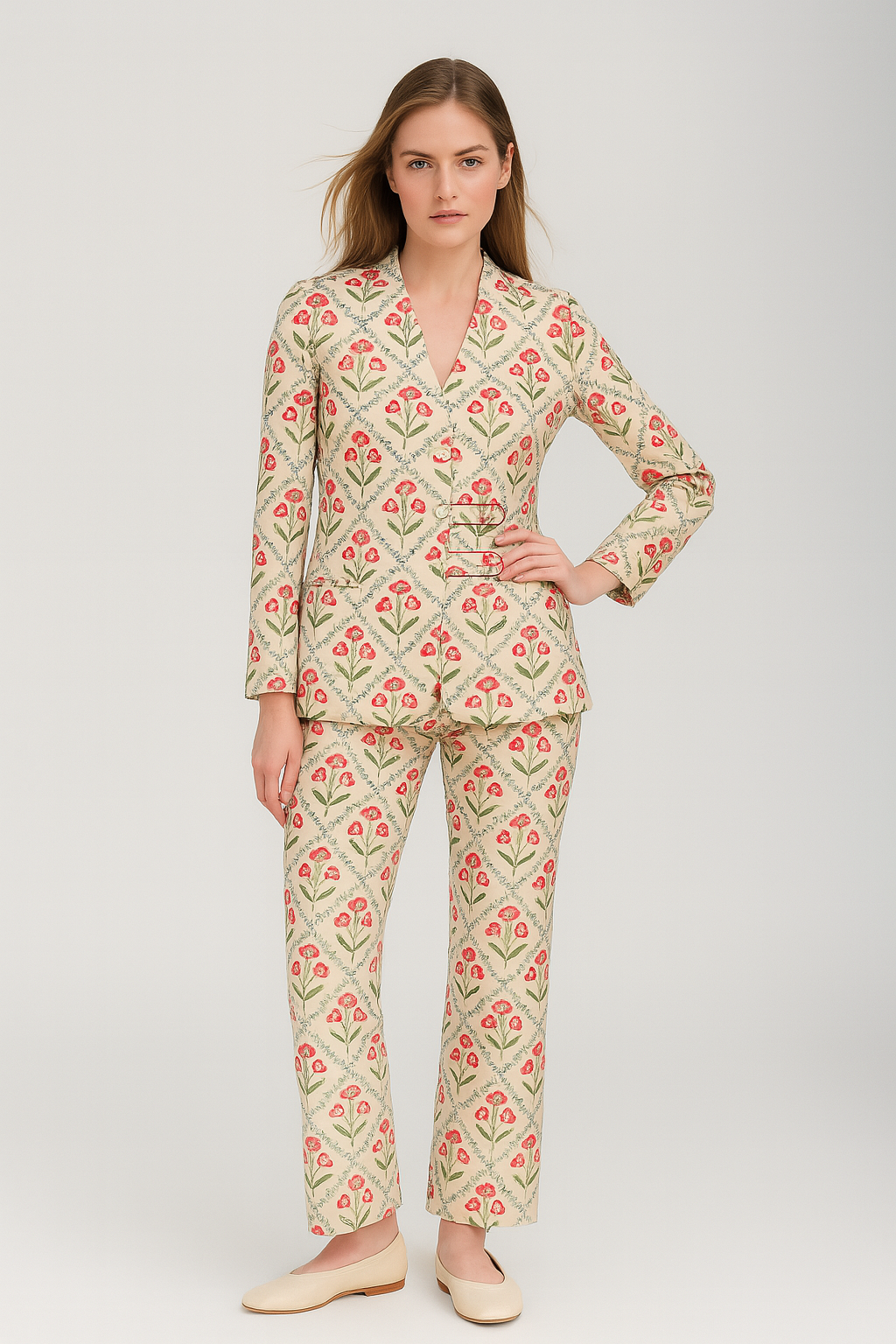 Garden Grid Co-ord Set