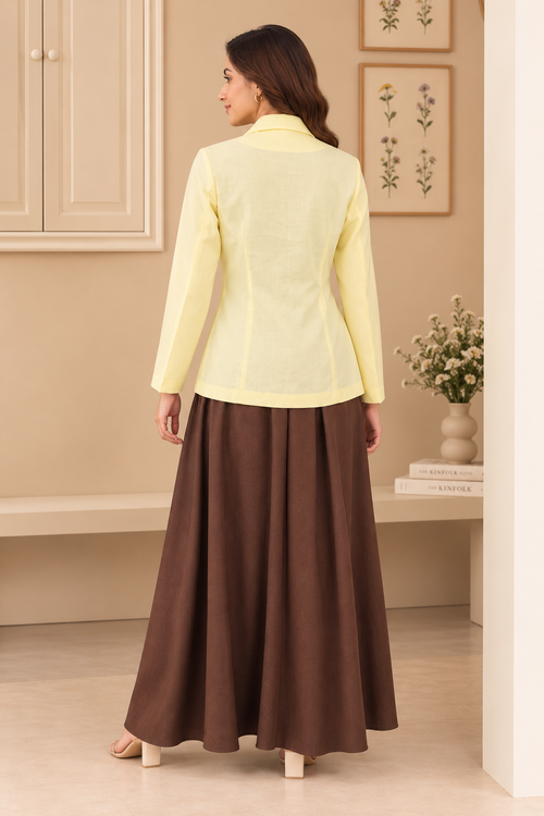 Sunlit Caramel Skirt Coord Set