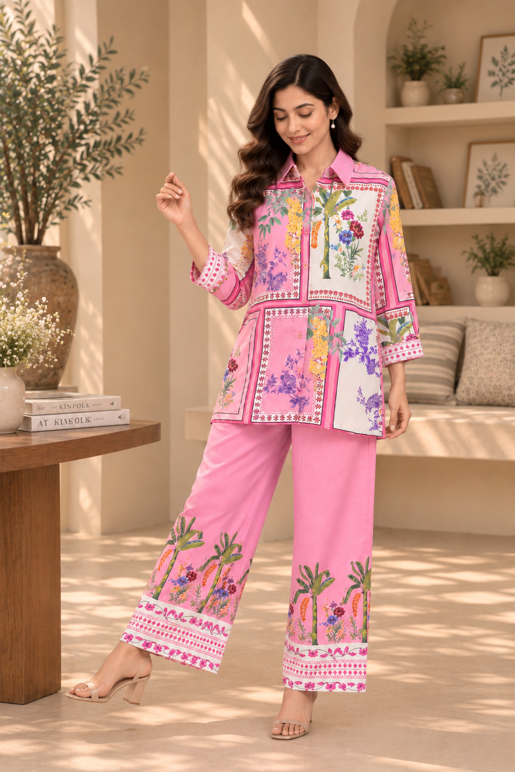 Rosy Boxy Co-ord Set