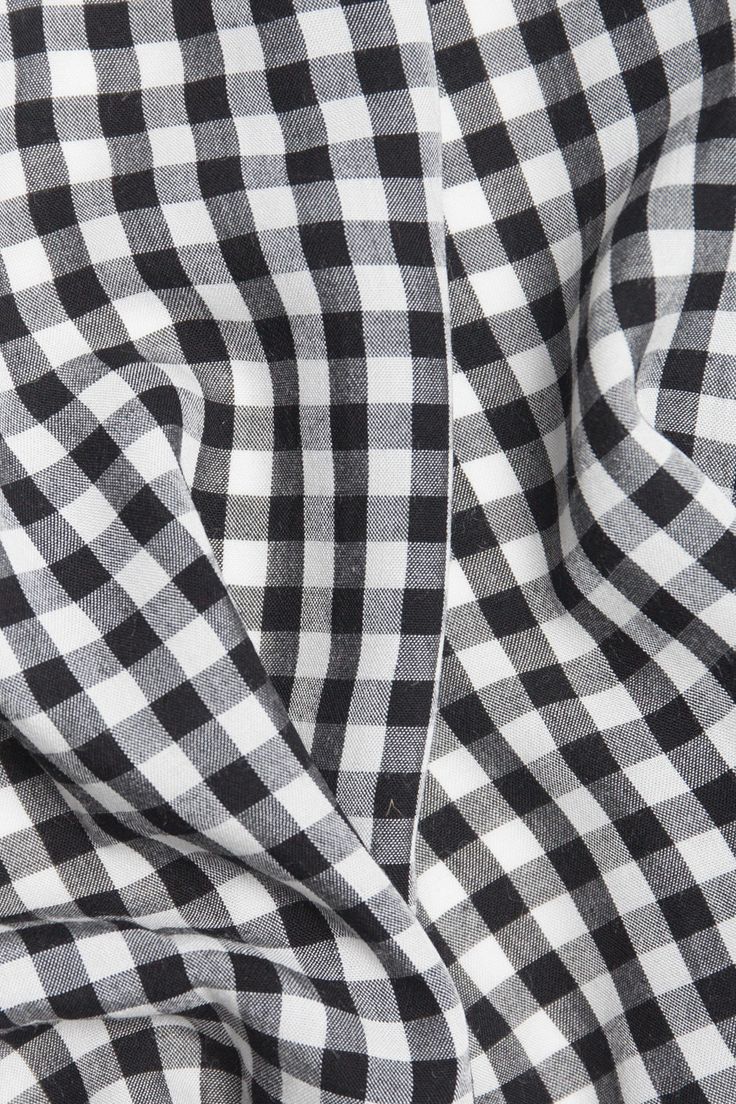 Gingham Check Midi Dress