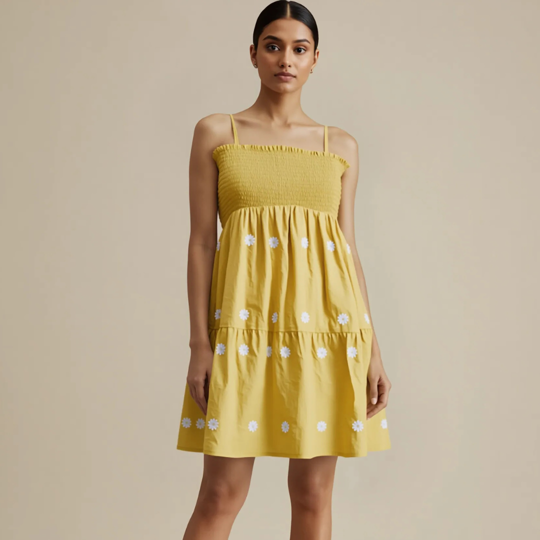 Embroidered Sunny Day Dress