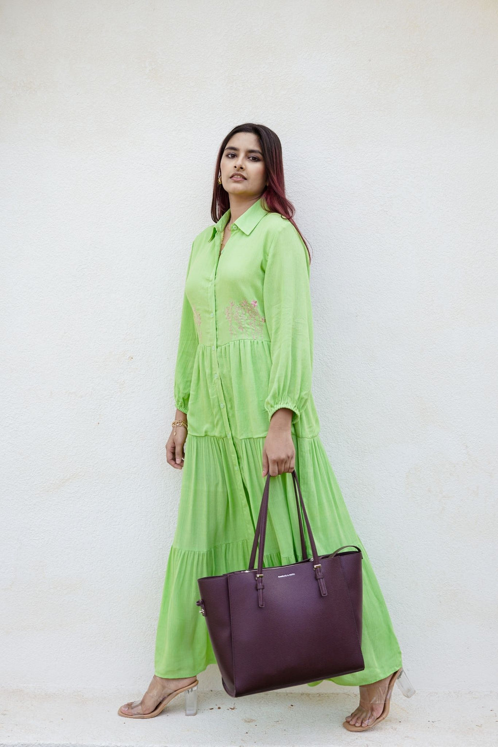 Breezy Maxi Shirt Dress