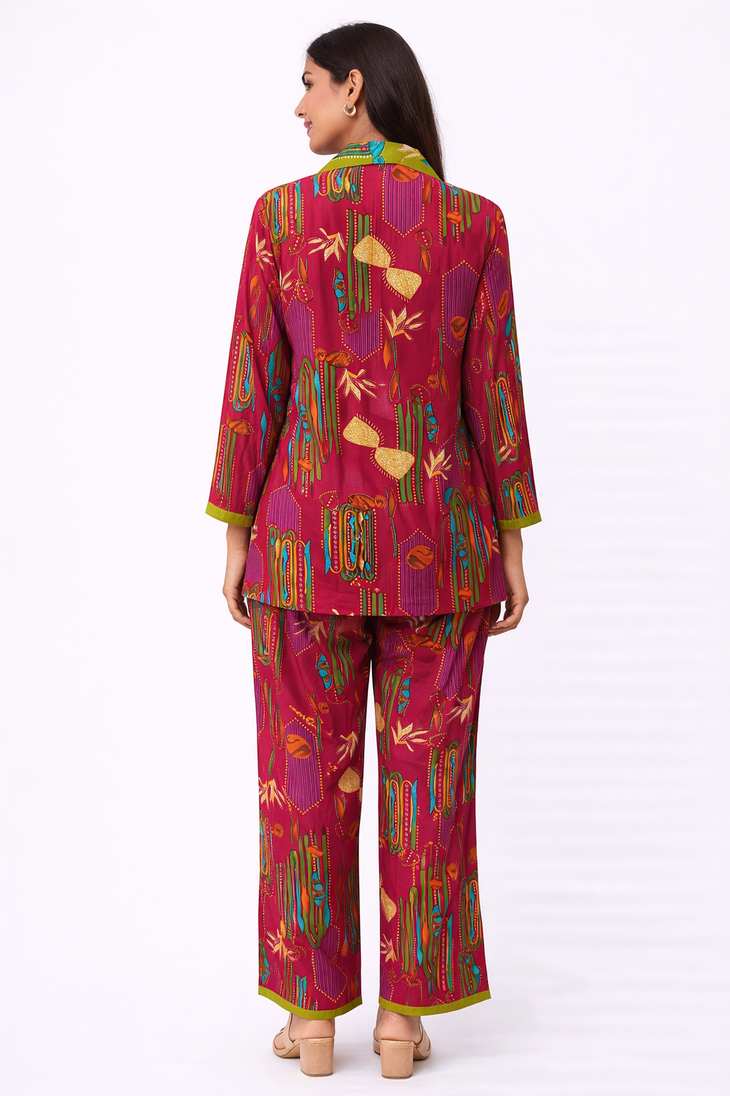 Berry Pop Shirt & Pants Coord Set