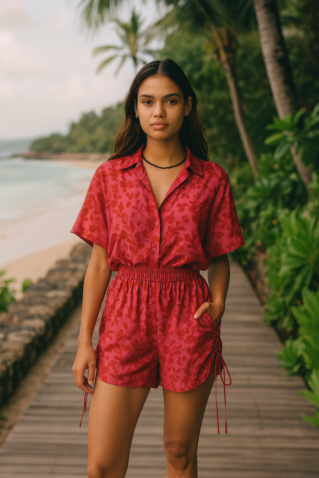 Elasticated Shorts Co-ord set
