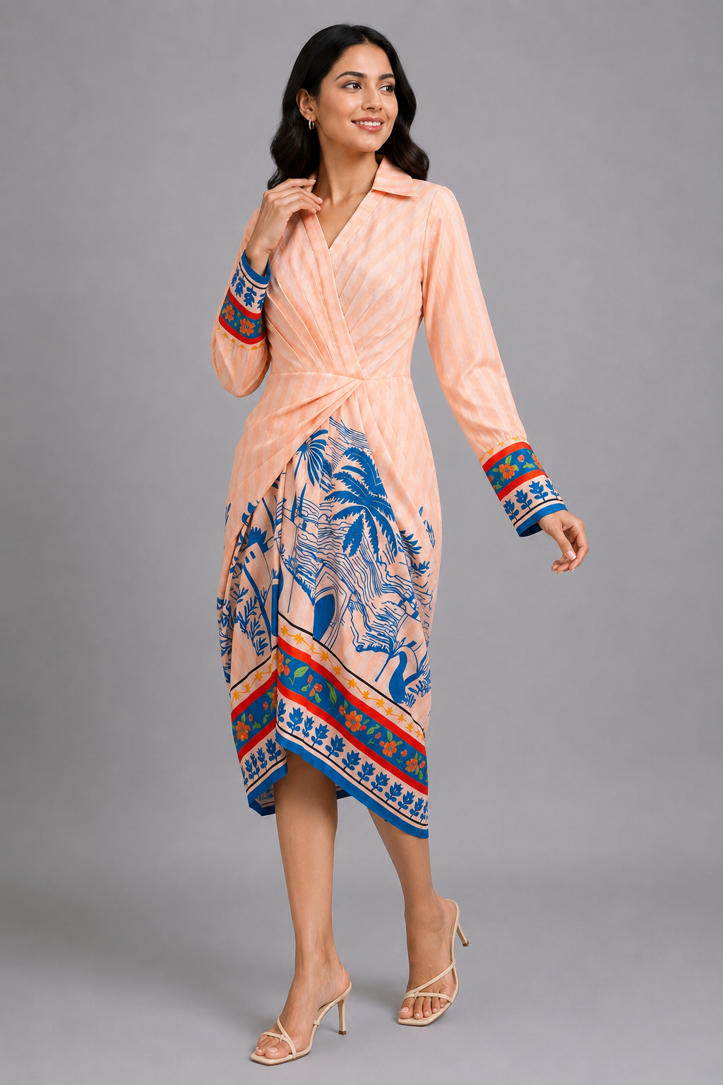City Peach Dress