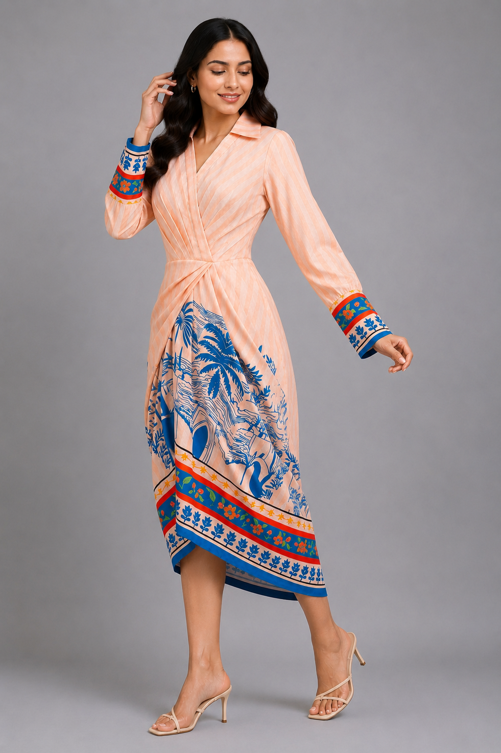 City Peach Dress