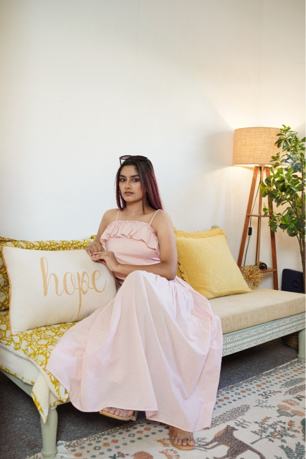 Soft Blush Day Dress