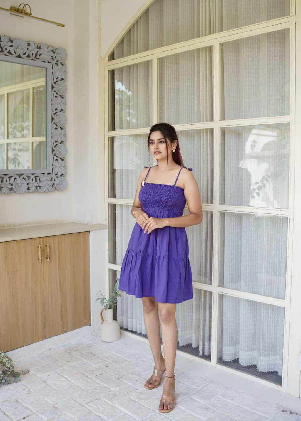Boho Smocking Dress