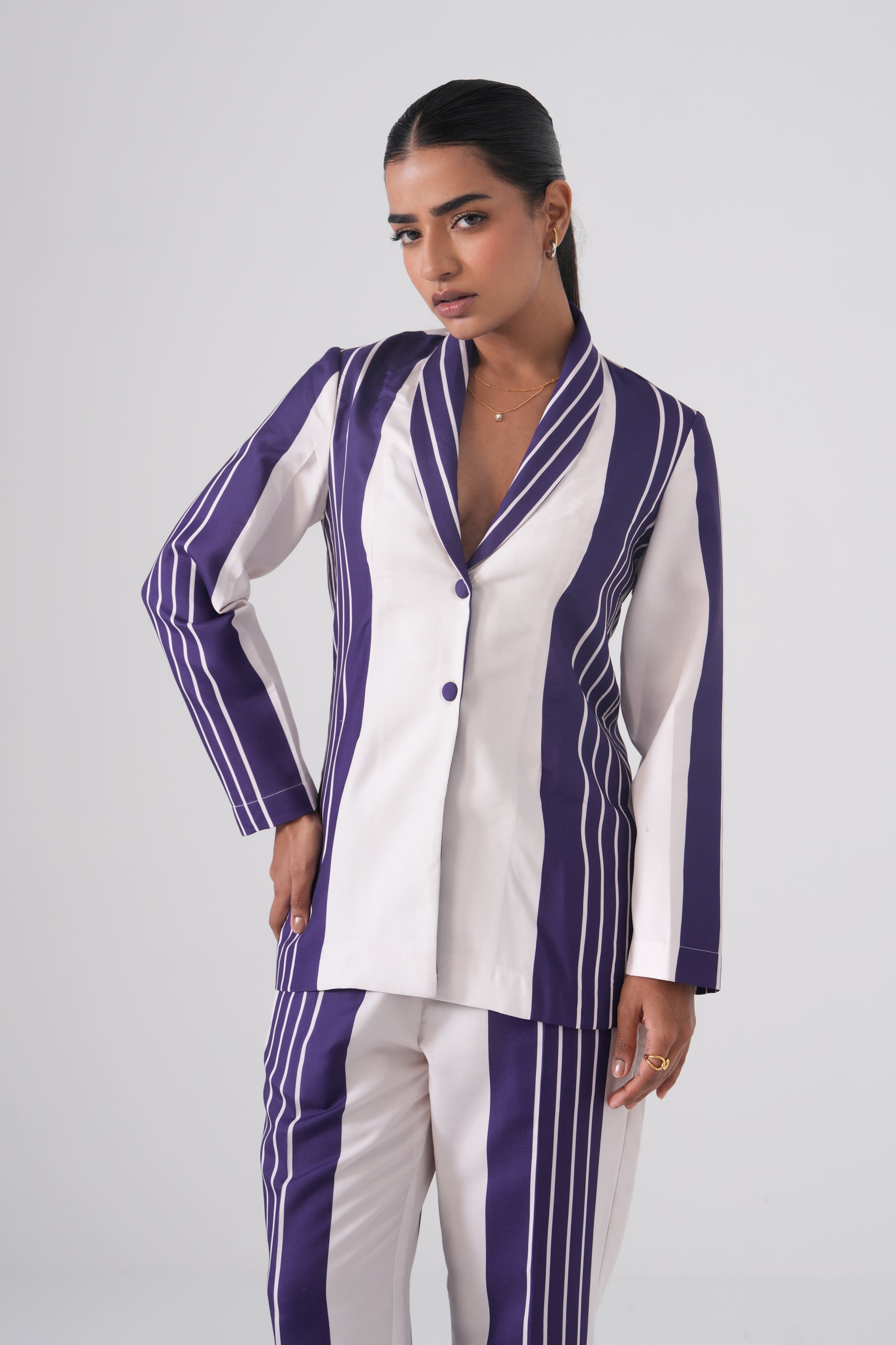 Linear Luxe Suit