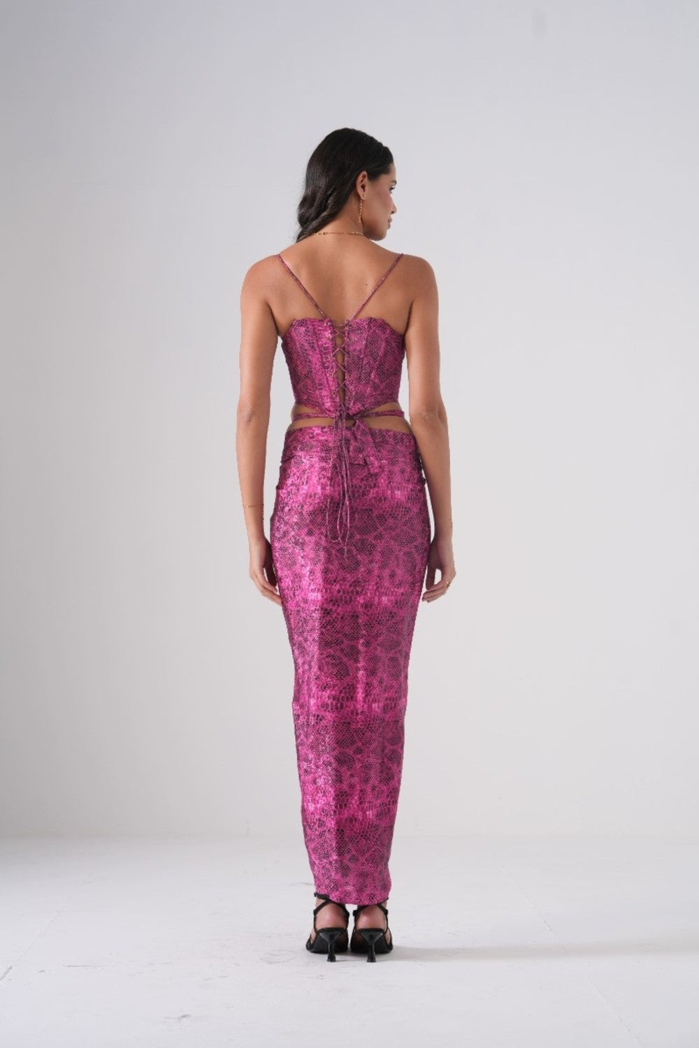 Serpent Corset & Wrap Skirt Coordset