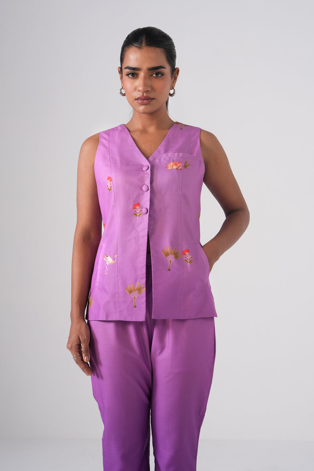 Lotus Bloom Vest Coord