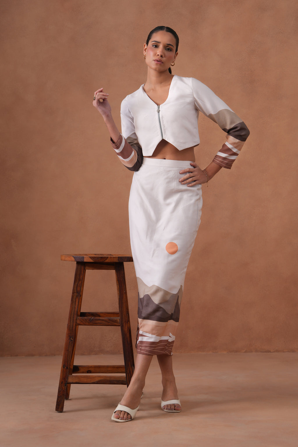 Pebble Muse Skirt Co-ord Set