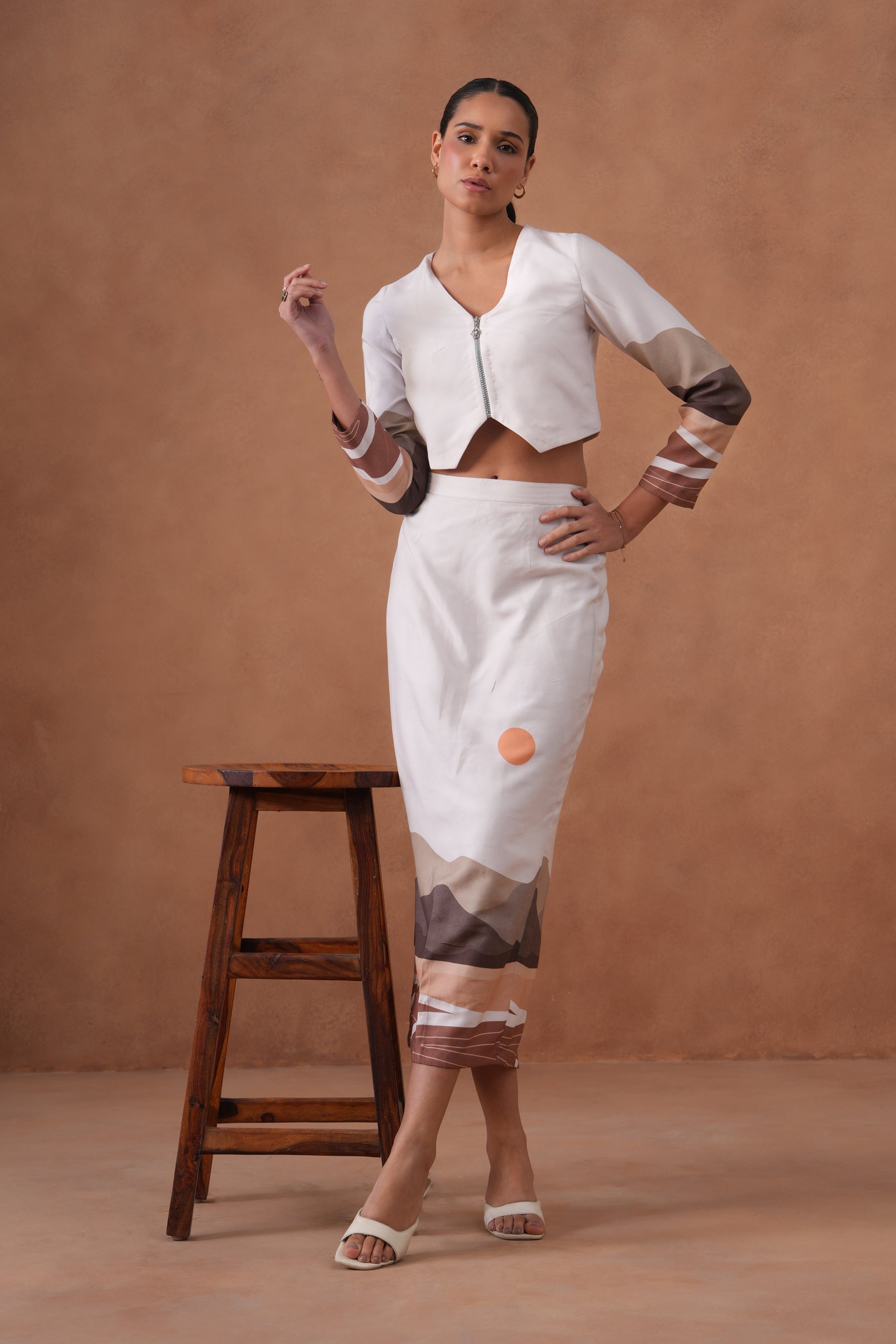 Pebble Muse Skirt Co-ord Set