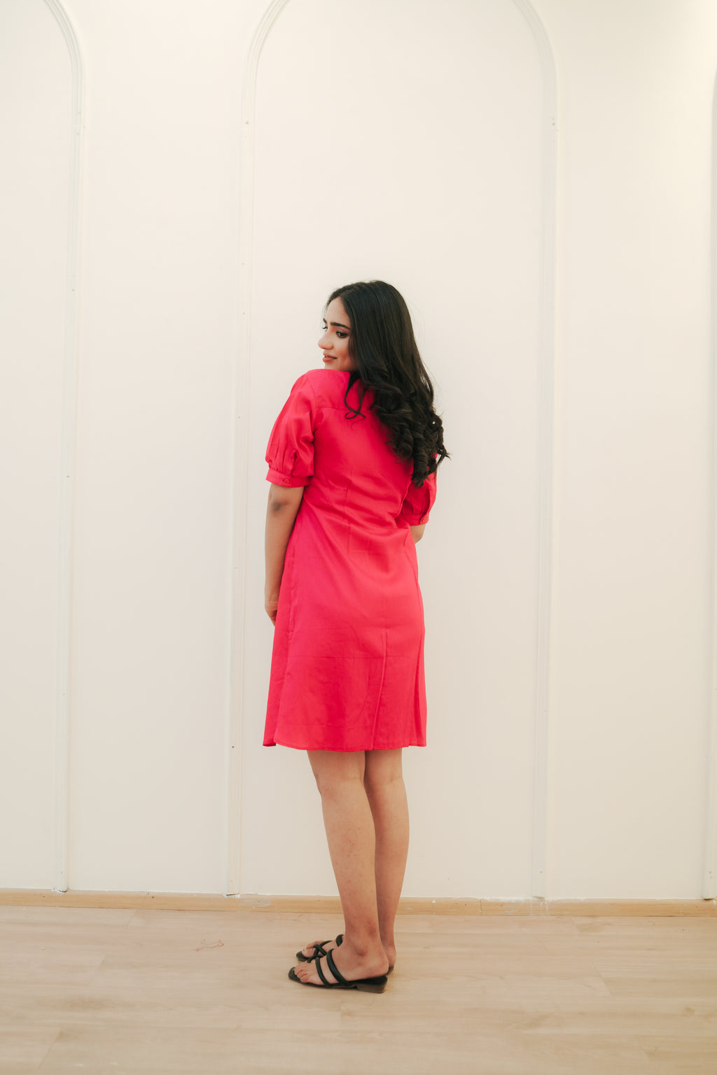 Cherry Shirt Dress