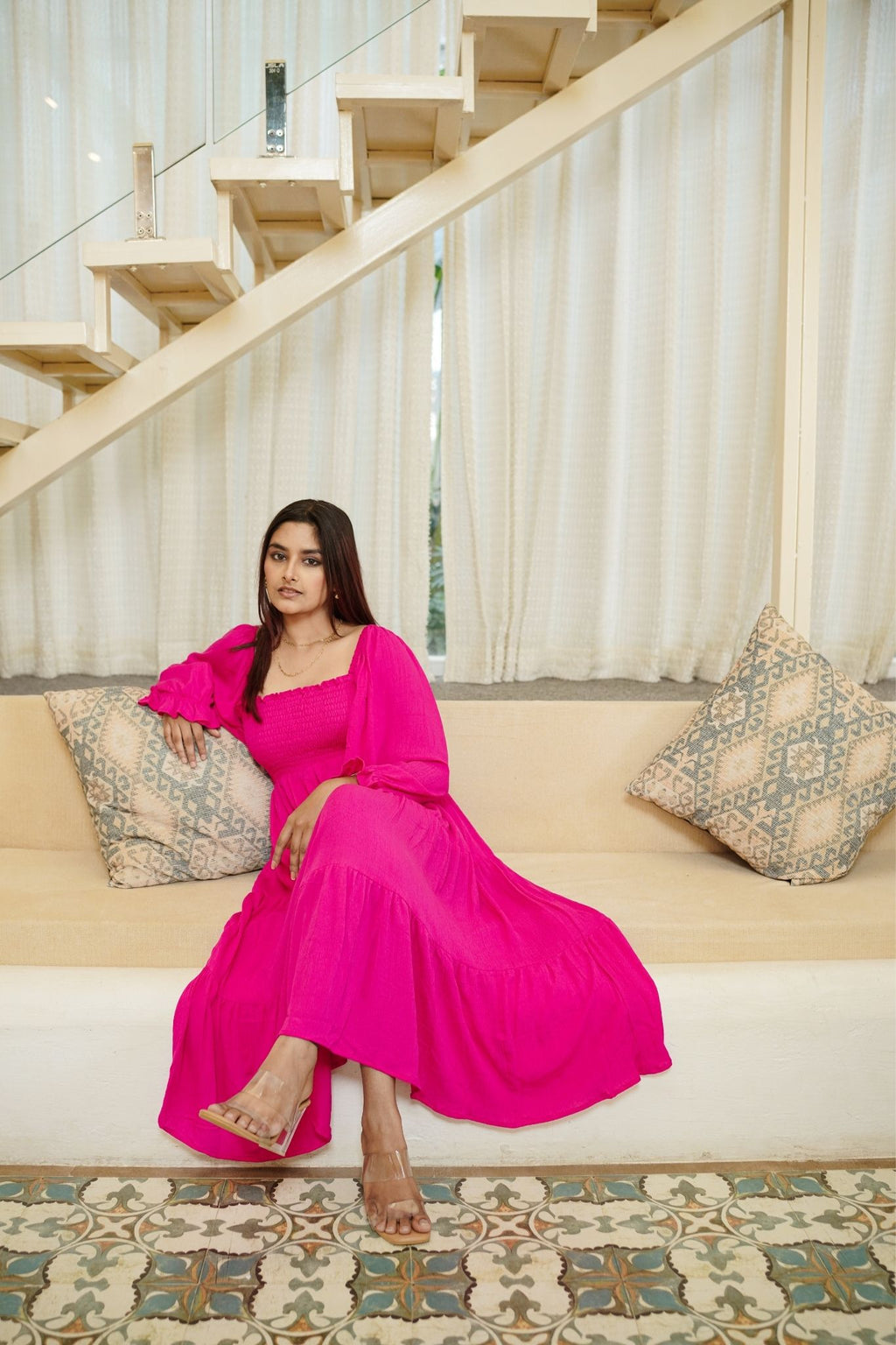 Fuchsia Maxi Dress