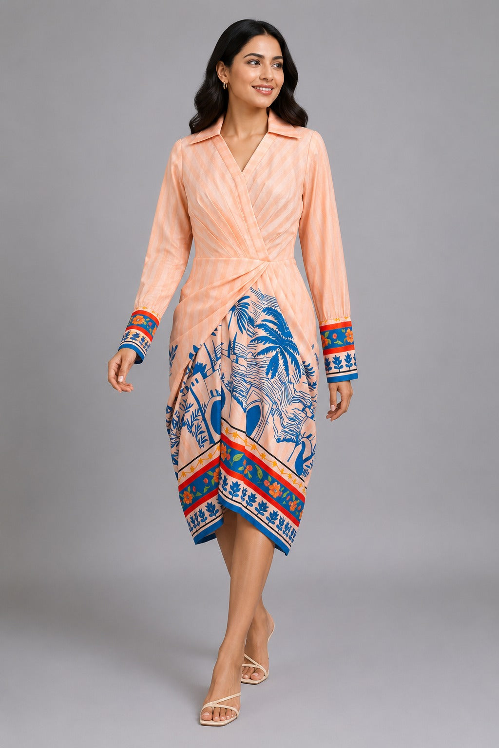 City Peach Dress